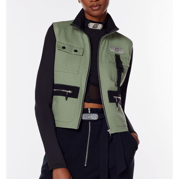 NARUTO SHIPPUDEN KAKASHI JONIN VEST WOMENS - Picture 1 of 7